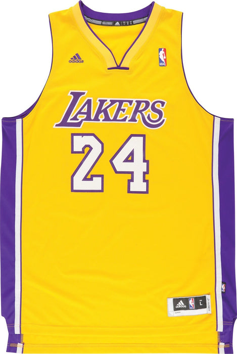 Kobe Bryant Signed Los Angeles Lakers Adidas #24 Authentic Jersey JSA COA