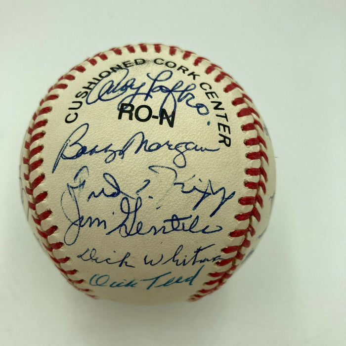 Brooklyn & Los Angeles Dodgers Legends Old Timers Day Signed Baseball PSA DNA