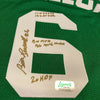 Bill Russell Signed Heavily Inscribed STATS Boston Celtics Jersey With JSA COA