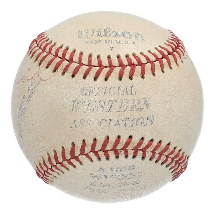 Dutch Leonard Single Signed Baseball PSA DNA COA