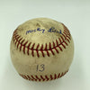 Mickey Lolich Signed Career Win No. 115 Final Out Game Used Baseball Beckett COA