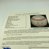 Sandy Koufax & Nolan Ryan Signed National League Baseball JSA COA