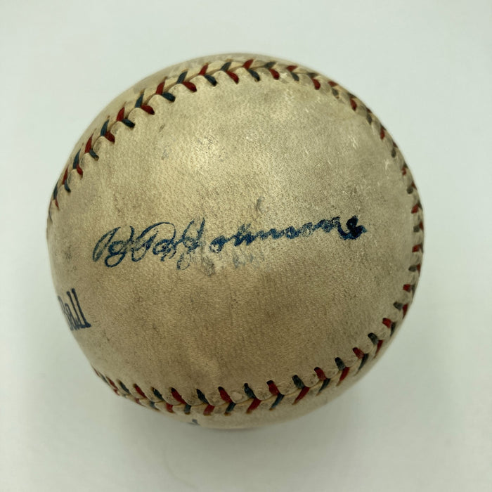 Bill McGowan Single Signed 1925 American League Baseball JSA COA RARE