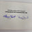 Willie Mays & Barry Bonds 660 Home Runs Signed Inscribed Baseball Bat Mays COA