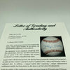 Beautiful Mickey Mantle Signed American League Baseball PSA DNA Graded MINT 9