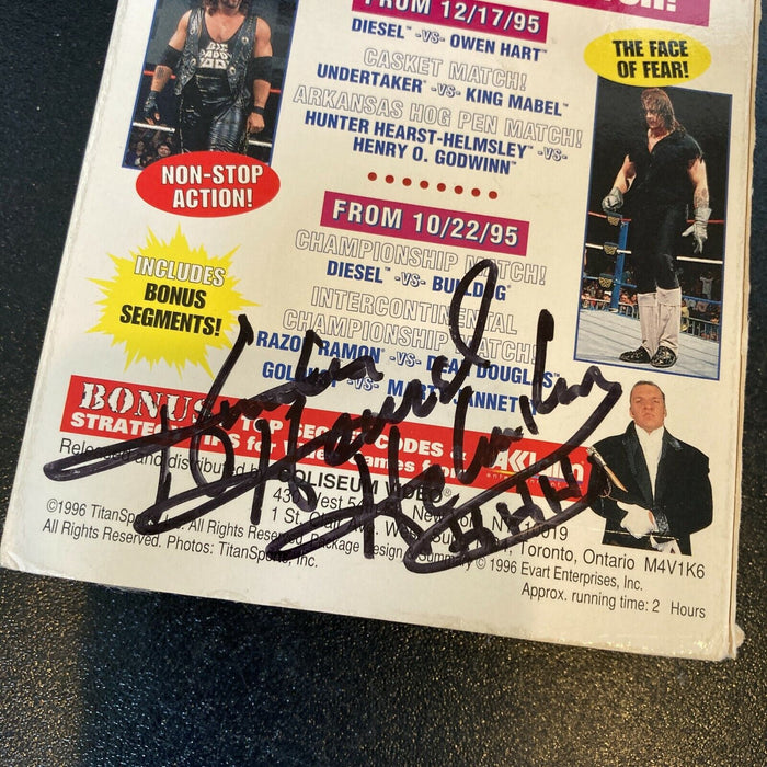 Triple H & Gold Dust Signed Autographed Vintage ECW VHS Movie JSA COA