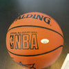 1984-85 Los Angeles Lakers NBA Champs Starting 5 Team Signed Basketball JSA COA