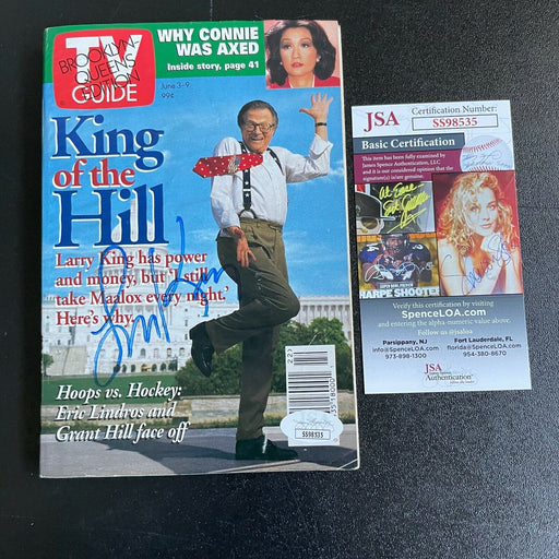 Larry King Signed Autographed Magazine With JSA COA