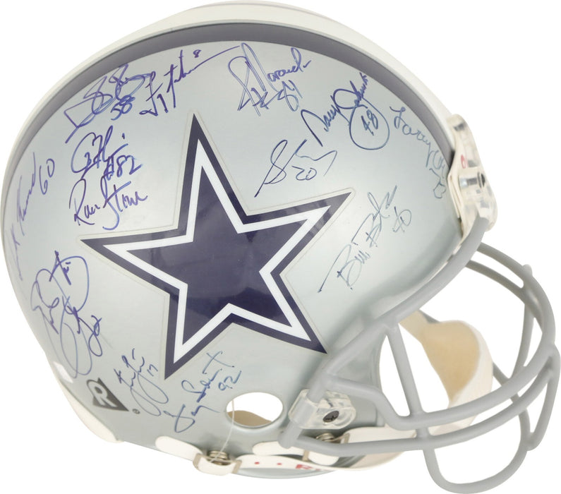 1995 Dallas Cowboys Super Bowl Champs Team Signed Authentic Helmet PSA DNA COA