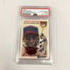 1954 Topps Ernie Banks RC HOF 1977 Signed Porcelain Baseball Card PSA DNA