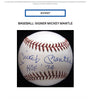 Mickey Mantle Hall Of Fame HOF 1974 Signed Baseball PSA DNA