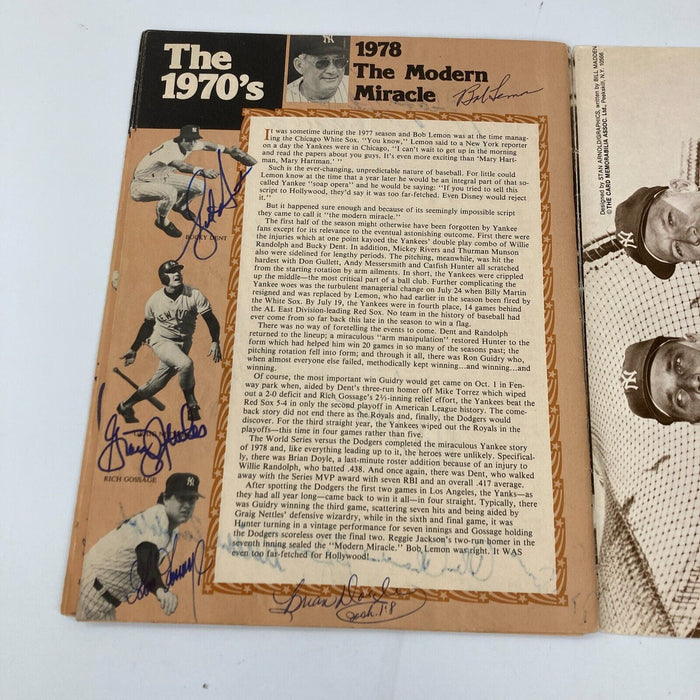 New York Yankees Signed Book 200+ Sigs! Mickey Mantle Roger Maris Joe Dimaggio