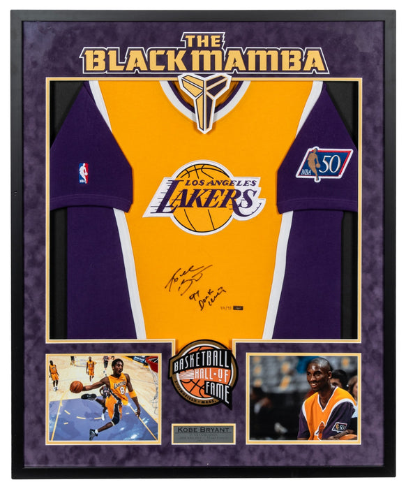 Kobe Bryant "1997 Dunk Champ" Signed Los Angeles Lakers Jersey Panini & Beckett