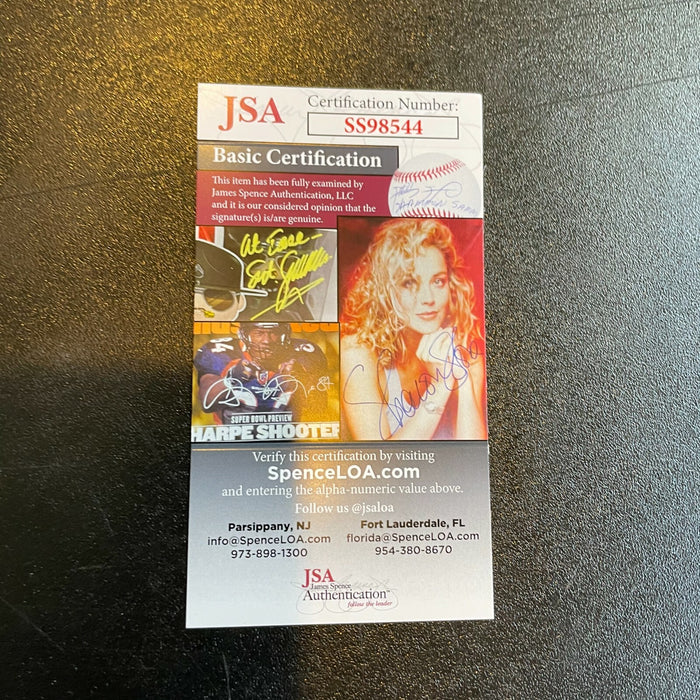 Sid Luckman & Mark Spitz Jewish Athletes Signed Photo With JSA COA