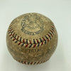 Lou Gehrig Single Signed 1925 Official American League Baseball JSA COA