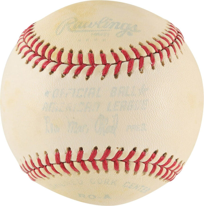 Beautiful Roger Maris Single Signed American League Baseball JSA COA