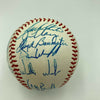1982 All Star Game Team Signed Baseball George Brett Carlton Fisk Yount JSA COA