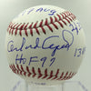 Orlando Cepeda Signed Heavily Inscribed Stat Baseball MLB AUTHENTICATED