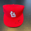 Jim Edmonds Signed Authentic St. Louis Cardinals Game Model Baseball Hat JSA COA