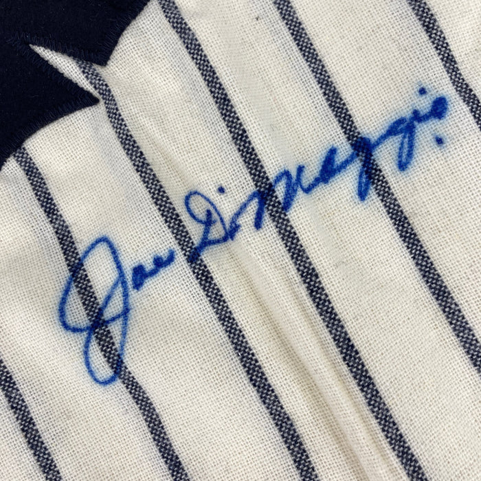 Beautiful Joe Dimaggio Signed New York Yankees Mitchell & Ness Jersey JSA COA