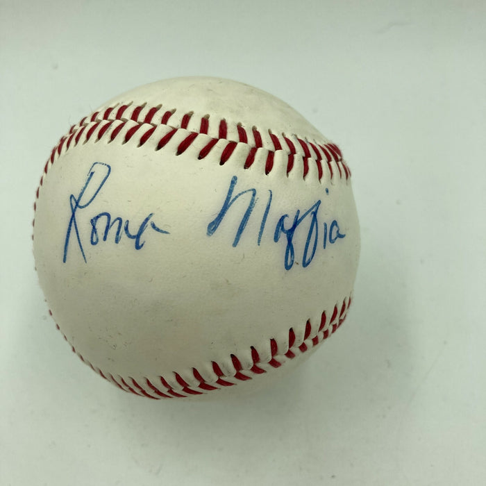 Roma Maffia Signed Autographed Baseball Movie Star With JSA COA