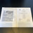 Daniel Baldwin Twice Signed Mulholland Falls Movie Folder With JSA COA