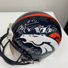 2015 Denver Broncos Super Bowl 50 Champs Team Signed Game Helmet JSA COA
