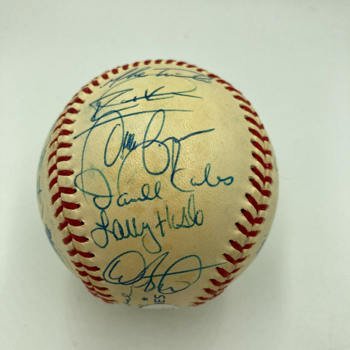 1993 Toronto Blue Jays World Series Champs Team Signed Baseball JSA COA