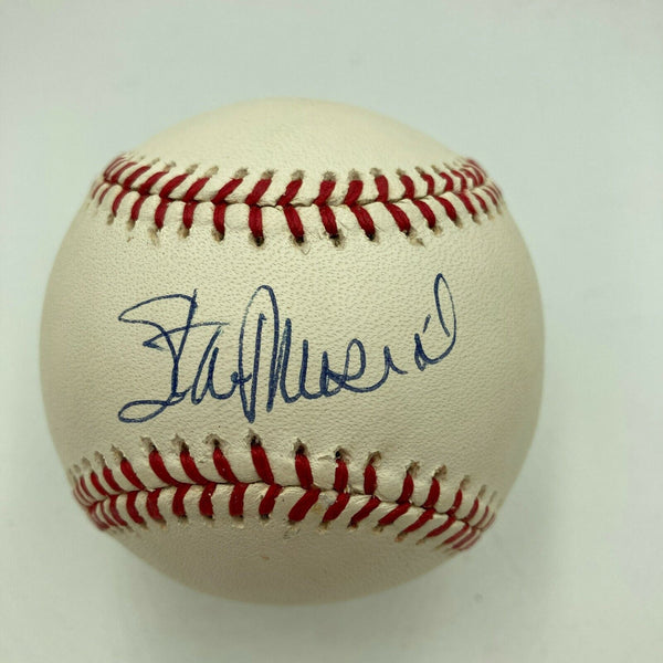 Mint Stan Musial Signed Official National League Baseball JSA COA