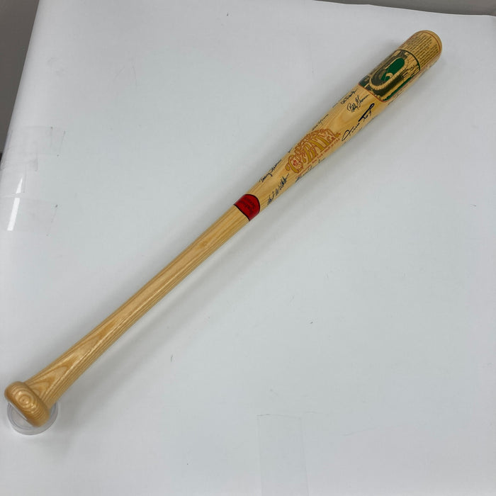 Beautiful Willie Mays New York Giants Legends Multi Signed Polo Grounds Bat JSA