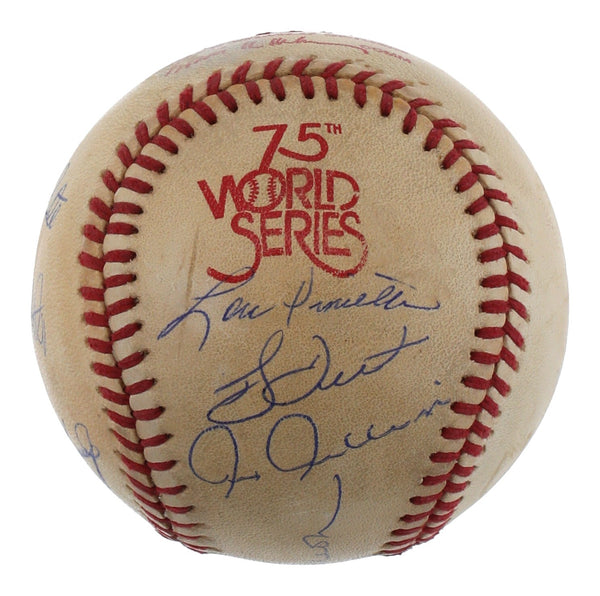 1978 New York Yankees Signed World Series Game Used Baseball MEARS & Beckett