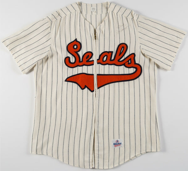 Extraordinary Joe DiMaggio Signed San Francisco Seals Rookie Jersey With SGC COA