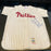 The Finest Dick Rich Allen Signed Philadelphia Phillies STAT Jersey PSA DNA COA