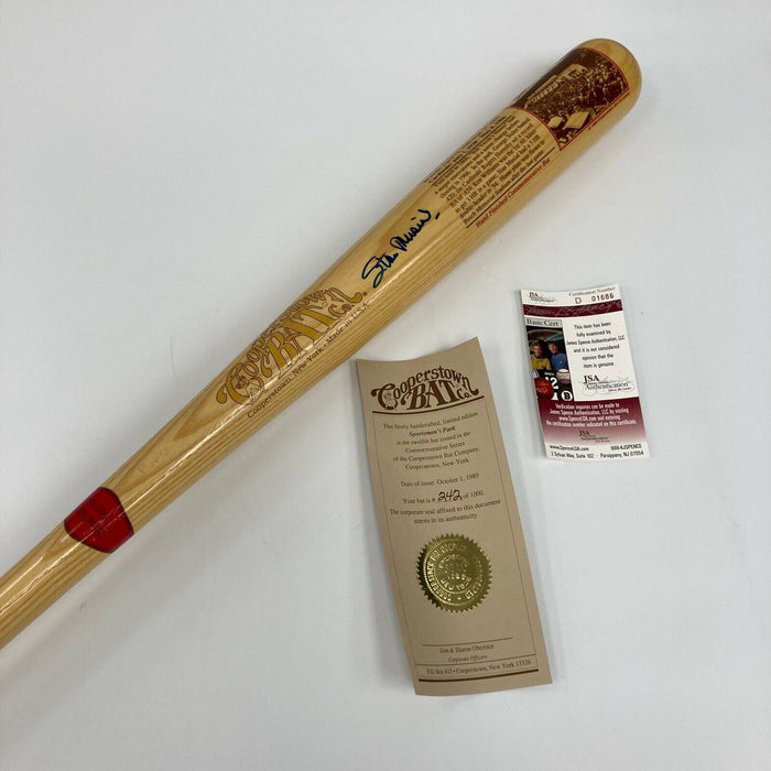 Stan Musial Signed Cooperstown Sportsman's Park Baseball Bat JSA COA