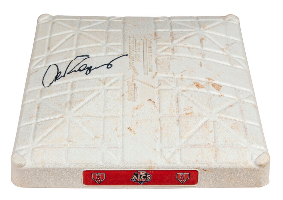 Alex Rodriguez Signed 2009 ALCS Playoffs Game Used Base Steiner COA