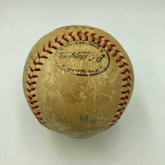 1959 Los Angeles Dodgers World Series Champs Team Signed Baseball Koufax PSA DNA