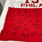 Incredible NBA Hall Of Fame Multi Signed Jersey With 64 Signatures JSA COA