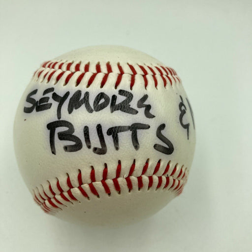 Seymore Butts & Mari Possa Signed Autographed Baseball Movie Stars