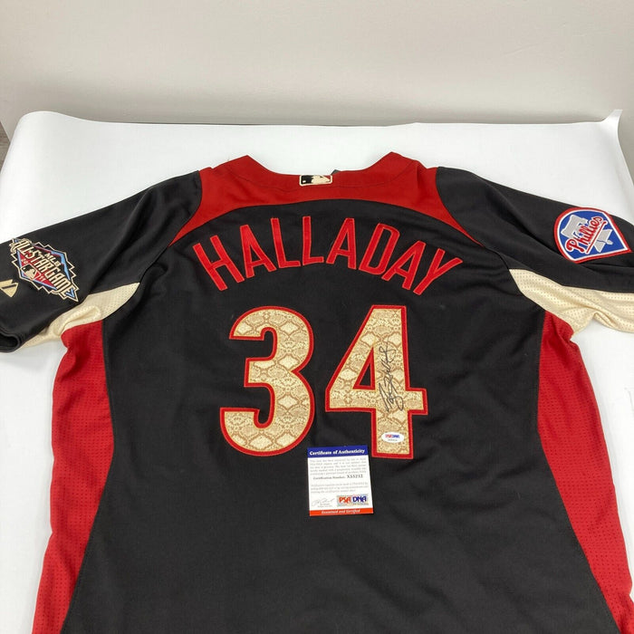 Roy Halladay Signed 2011 All Star Game Authentic Majestic Jersey PSA DNA COA