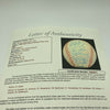 Vintage 1986 New York Mets World Series Champs Team Signed Baseball JSA COA