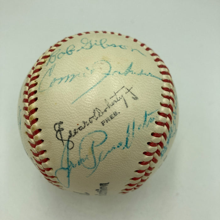 1957 Bob Gibson Pre Rookie Minor League Team Signed Baseball