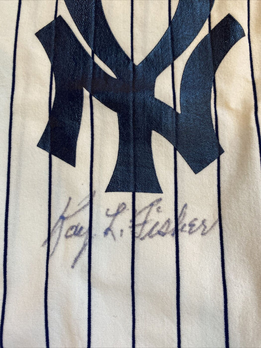 Ray Fisher 1910-17 New York Yankees Highlanders Signed Yankees Jersey PSA DNA