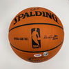 Michael Jordan Magic Johnson & Larry Bird Signed Basketball UDA Upper Deck COA