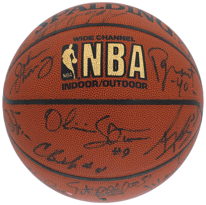 Tim Duncan Rookie 1997 NBA Draft Multi Signed Basketball 25 Sigs PSA DNA COA