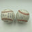 Lot Of (2) 1980's St. Louis Cardinals Baseball Facsimile Team Signed Baseballs