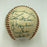 Beautiful 1958 Cubs Team Signed National League Baseball Ernie Banks JSA COA