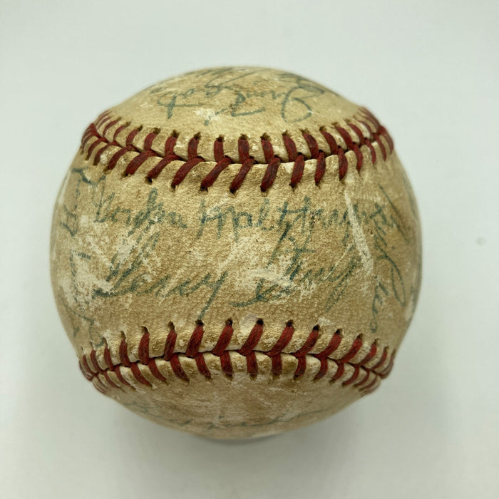 1975 Cleveland Indians Team Signed AL Game Baseball Harmon Killebrew