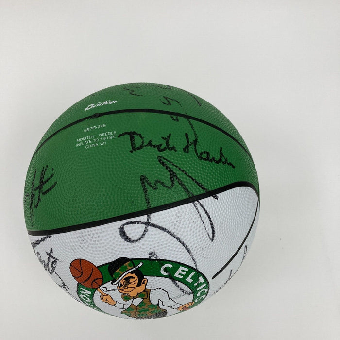 2001-2002 Boston Celtics Team Signed Basketball Paul Pierce JSA COA