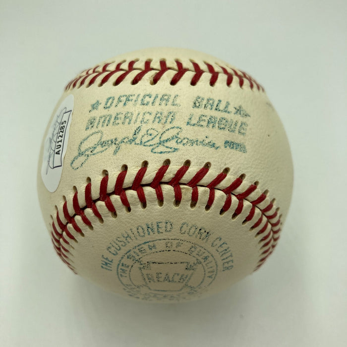 Doc Blanchard Signed Vintage AL Baseball Heisman Trophy Winner JSA COA