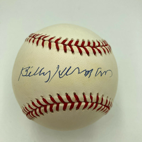 Billy Herman Signed Autographed Official Major League Baseball JSA COA